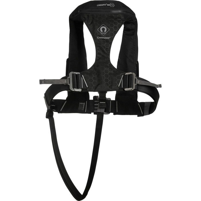 2024 Crewsaver Crewfit + 180 ISO Single Automatic Lifejacket 9730BKAP - Black